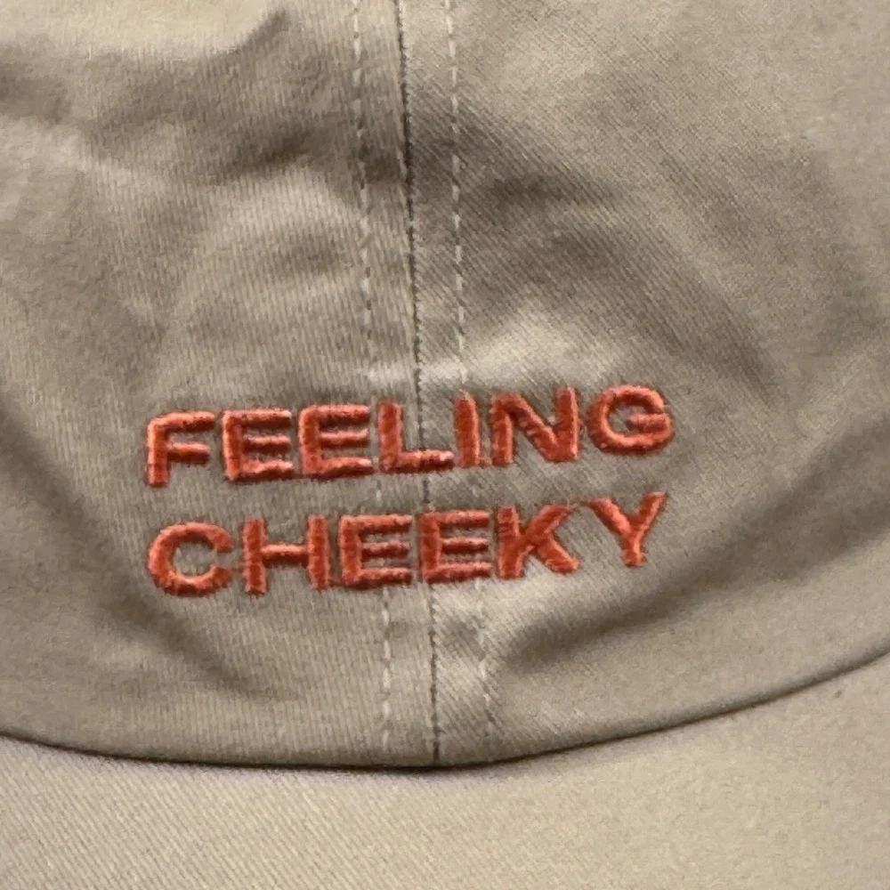Morphe Cosmetics Baseball Hat Tan Feeling Cheeky Embroidered Dad Cap Limited